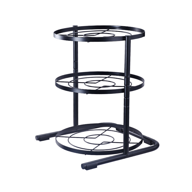 001-ZJ-GJ002 Kitchen Utensils Storage Rack 3-Tier Pot and Pans Shelf Stand 001-ZJ-GJ002 Kitchen Utensils Storage Rack 3-Tier Pot and Pans Shelf Stand